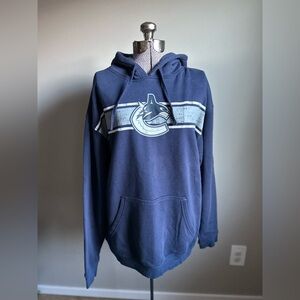 NHL Canucks Knights Apparel Navy Blue Hoodie Vancouver hockey